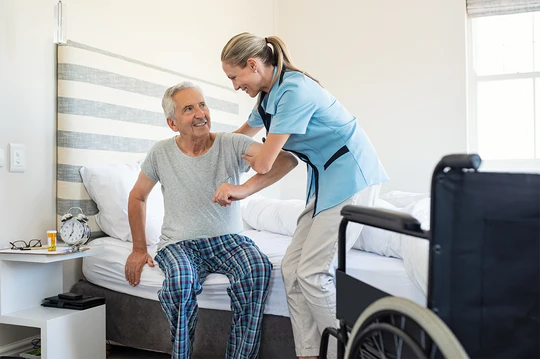 Assisting and Moving People and Objects in Social Care Elearning